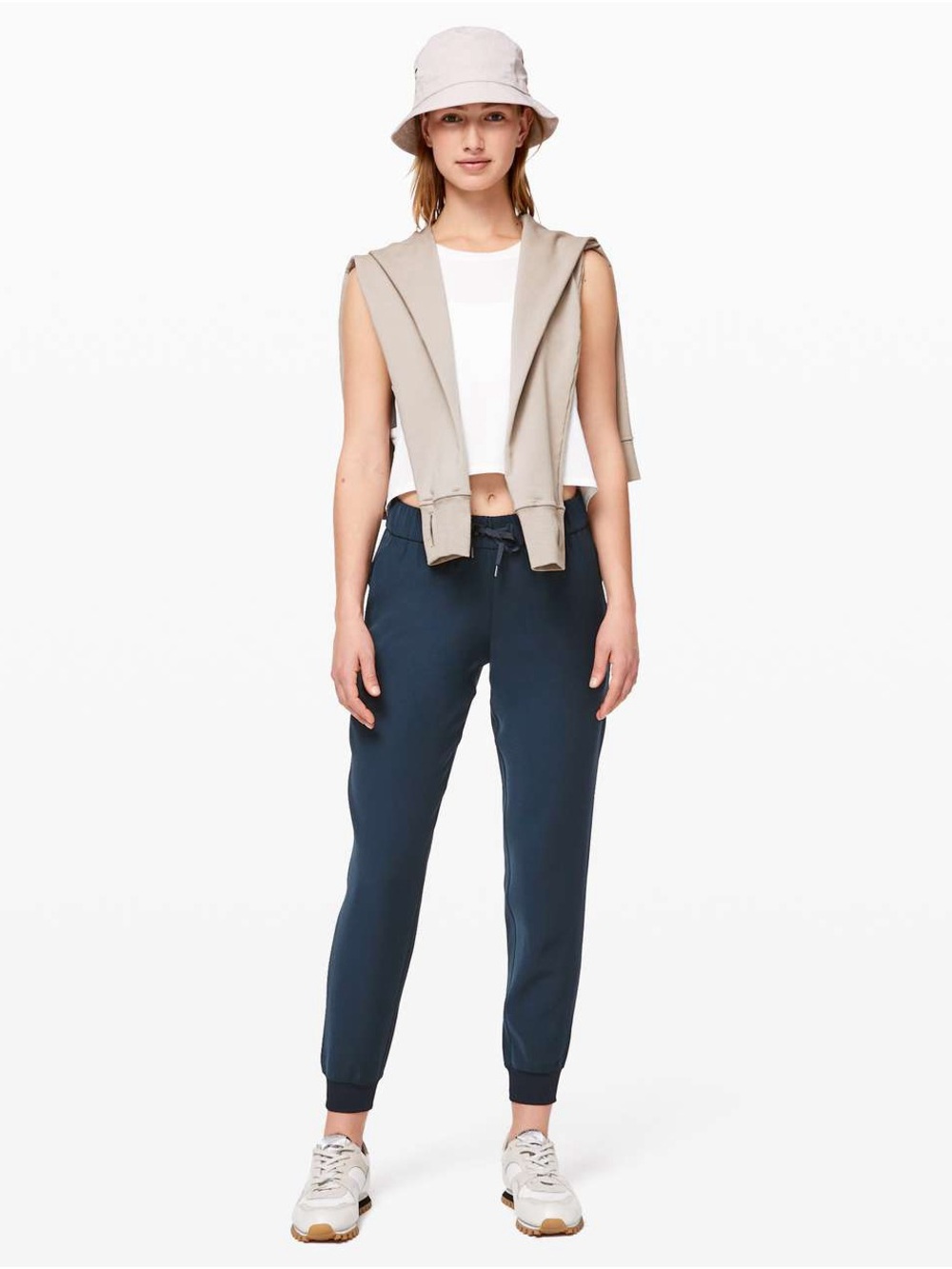 Lululemon Athletica On the Fly Navy Blue Track Joggers 6